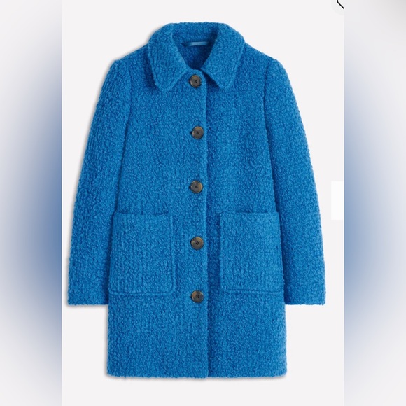 Boden Carlisle Textured Coat
Cobalt Blue Size US-6 UK-10 NWT - Picture 6 of 8
